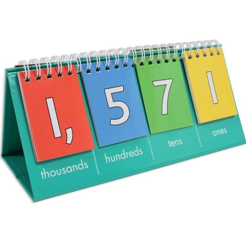 Promo Edx Education 7457 Student Place Value Flip Chart - Thousands ...