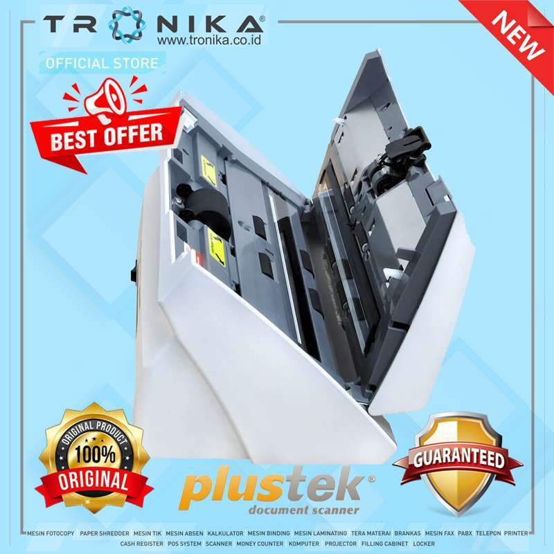 Jual SCANNER PERIKSA NILAI LJK PLUSTEK SmartOffice PS396 Plus Automatic