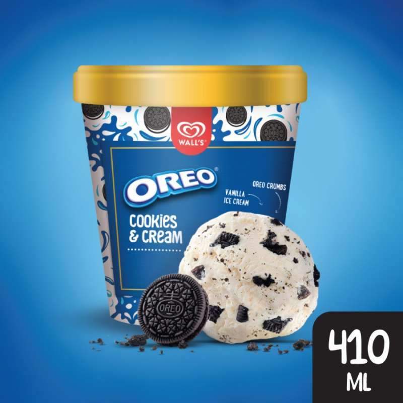 Promo Jakarta WALL'S Selection Oreo Cookies & Cream [410 mL] Diskon 8