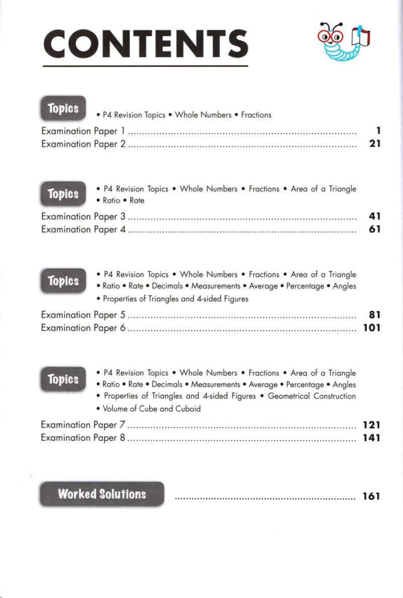 Jual Buku Impor Eph Top Mathematics Exam Papers Revised P5 Di Seller ...