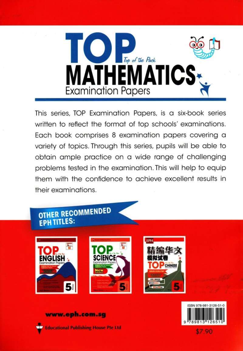 Jual Buku Impor Eph Top Mathematics Exam Papers Revised P5 Di Seller ...