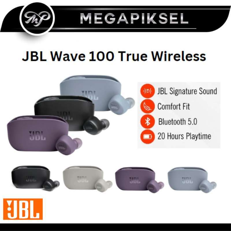 Jual Jbl Wave 100 True Wireless - Black Di Seller Megapiksel Official ...