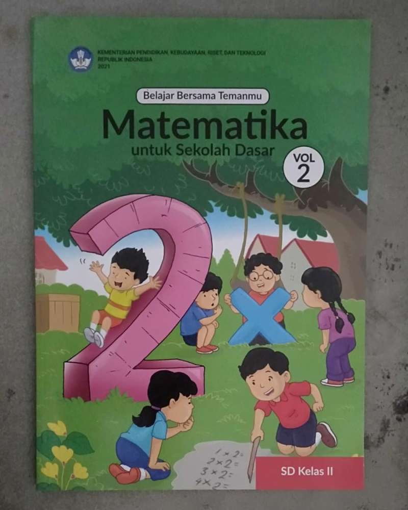 Jual Buku Paket Kurikulum Merdeka Matematika Kelas 2 Sd/mi (volume 2 ...