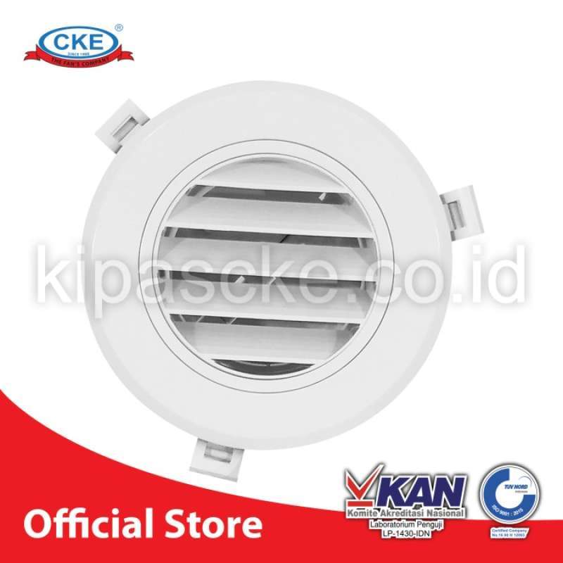 Jual Ceiling Round Air Grill 8 inch Grill penutup inline duct 8 inch ...