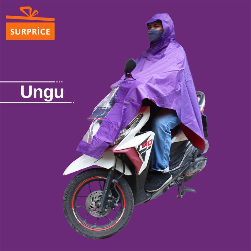 Jual Surprice Jas Hujan Motor Full Body/ Jas Hujan Ponco Pria & Wanita