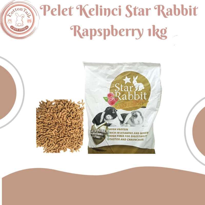 Jual STAR RABBIT RASPBERRY 1KG MAKANAN KELINCI PREMIUM MURAH 1KG di ...