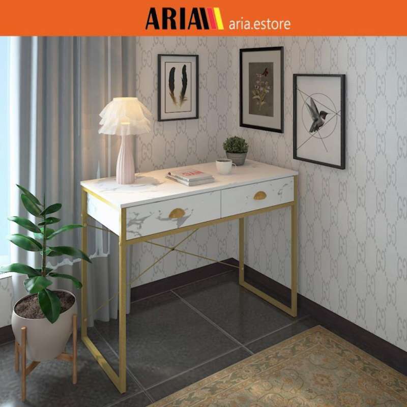 Jual ARIA FURNITURE LINDY MEJA KERJA / MEJA BELAJAR / MEJA KANTOR