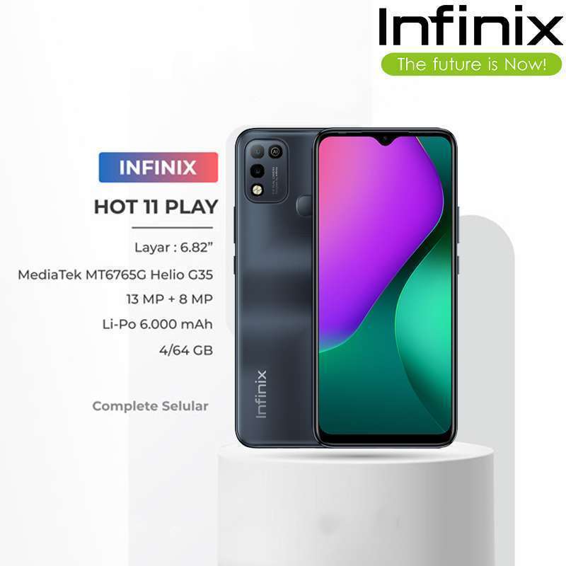 Promo Infinix Hot 11 Play RAM 4 Rom 64gb Diskon 25% Di Seller Mutiara ...