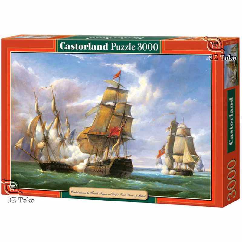 Jual Jigsaw Puzzle Castorland Combat between French & English 3000