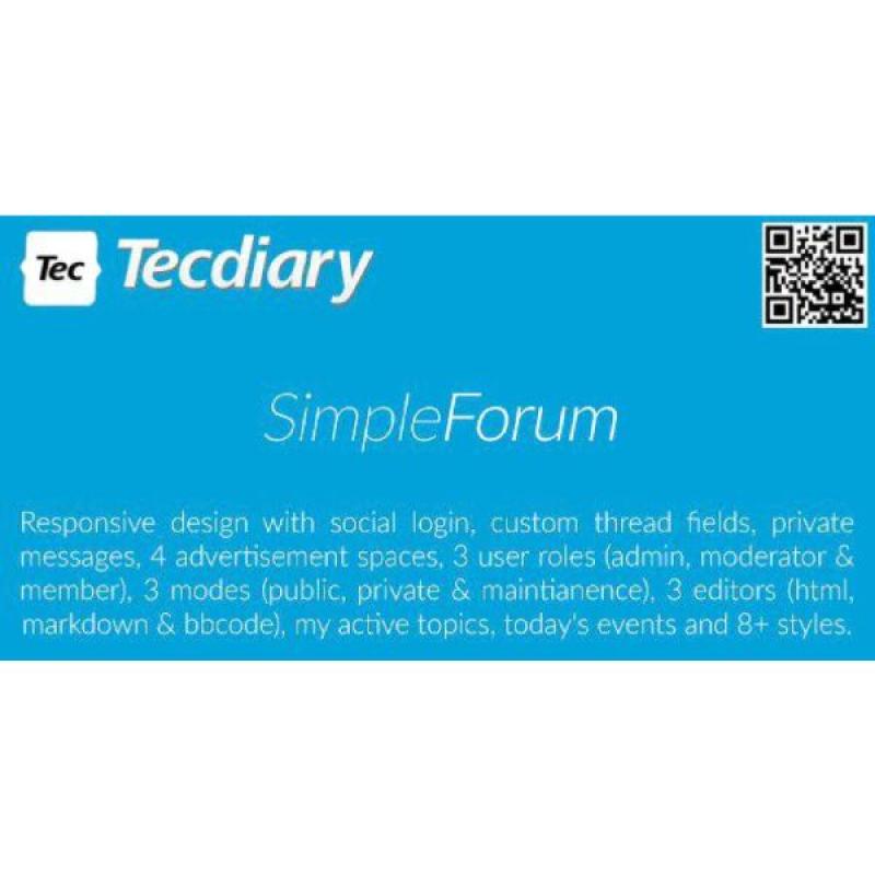 Jual Application Simple Forum Responsive Bulletin Board di Seller P