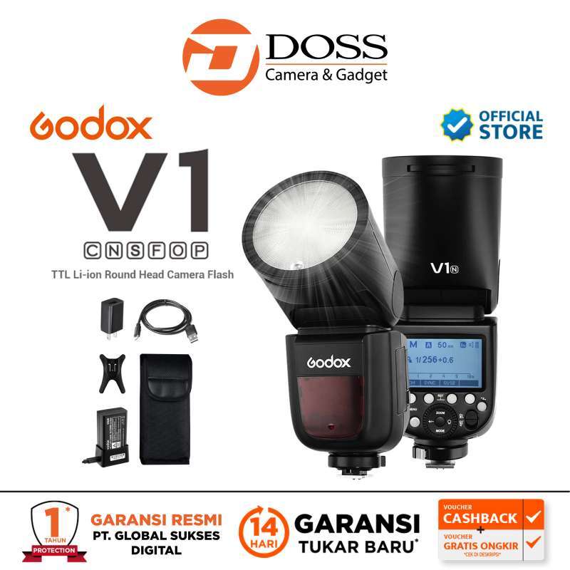 Promo Doss Godox Flash V1 For Sony Diskon 4% Di Seller Doss Official ...
