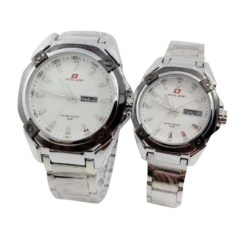 Jual Swiss Army SA 233CP Jam Tangan Couple - Putih Online 