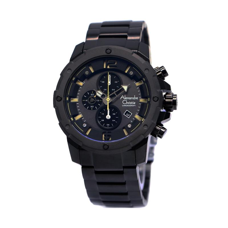 Jual Alexandre Christie 6410 Jam Tangan Pria - Black 