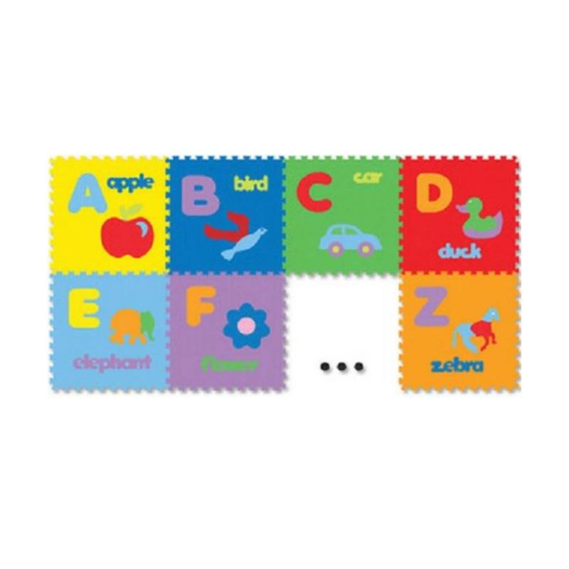 Jual Evamats Puzzle Abjad Gambar Alas Bermain Anak [26 Pcs 