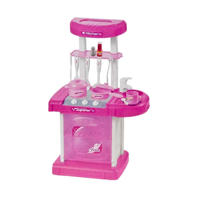 Jual PMA Mainan Mini Kitchen Set Koper - Pink Online 
