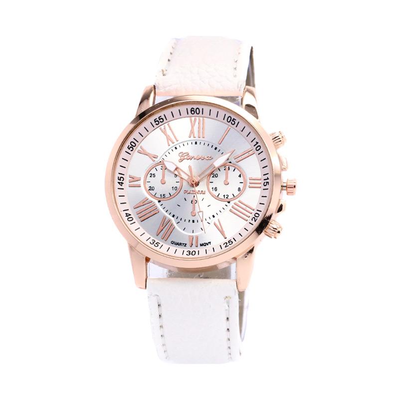 jual geneva sintetis leather 001 jam tangan wanita putih harga kualitas terjamin jual geneva sintetis leather 001 jam tangan wanita putih harga kualitas terjamin