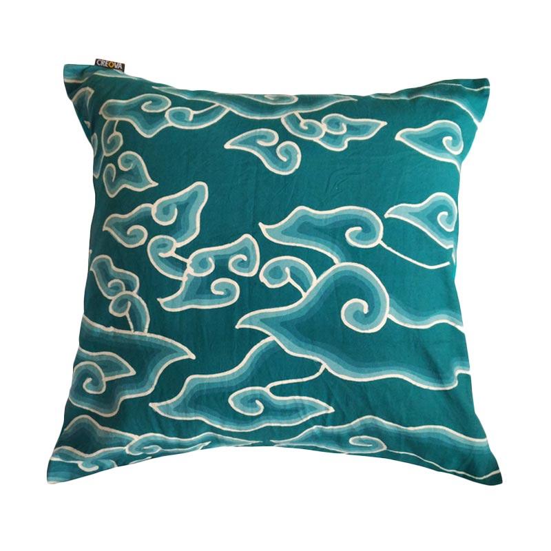 Jual Creova Motif Batik Sarung Bantal  Sofa Hijau  Tosca 