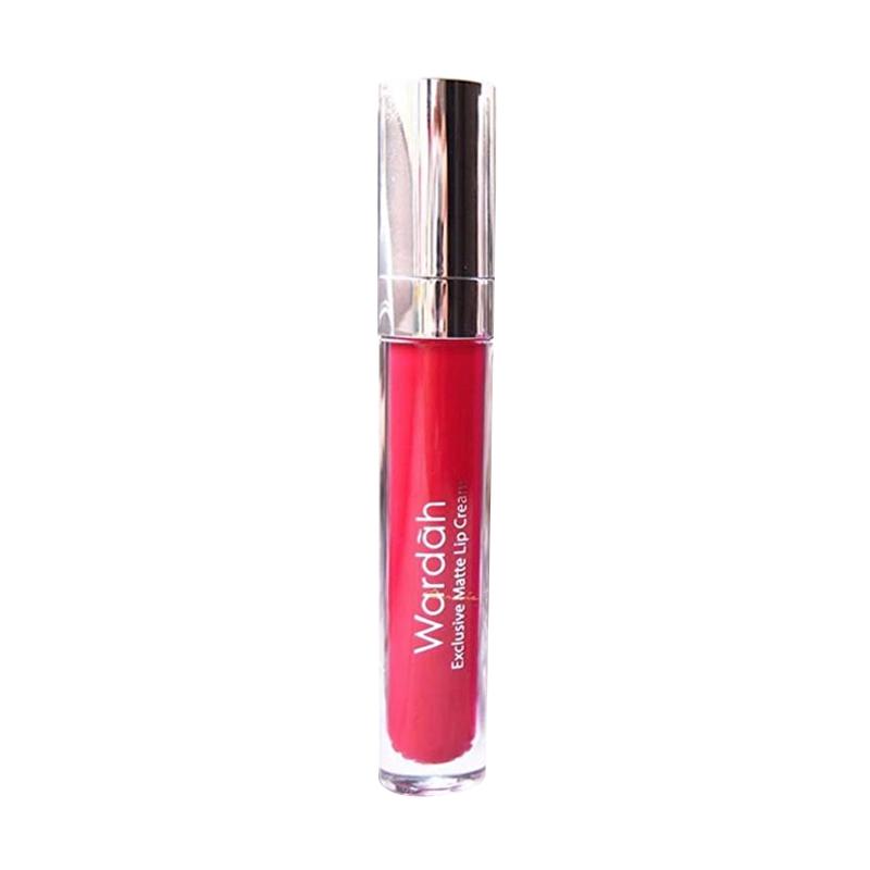 Jual Wardah Exclusive Matte Cream Lip Gloss - 01 Red