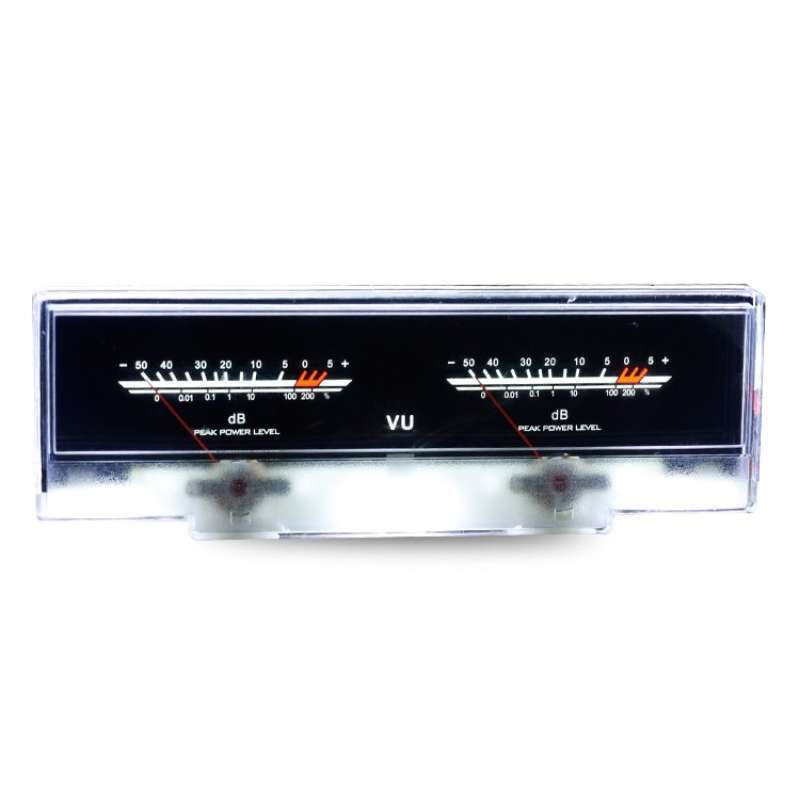 EVTSCAN P‑78WTC‑OG VU Meter Misuratore audio di livello dell'amplificatore DB a doppia testata con accessorio di retroilluminazione