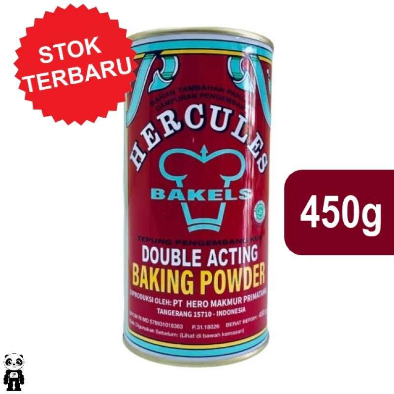 Promo Hercules Baking Powder Double Acting Pengembang Kue [450g] Diskon 22 Di Seller Panda