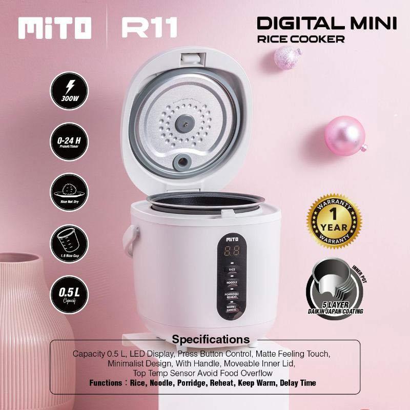 Jual Mitochiba R11 Digital Mini Rice Cooker [0,5 L/ Jadetabek] Di