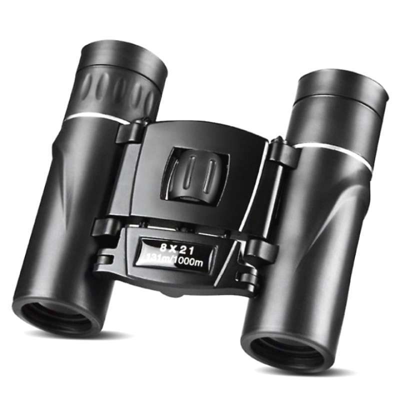 8X21 Compact Zoom Binoculars Long Range 1000M HD Folding Powerful Mi Telescope Hunting Sport Camping Binoculars