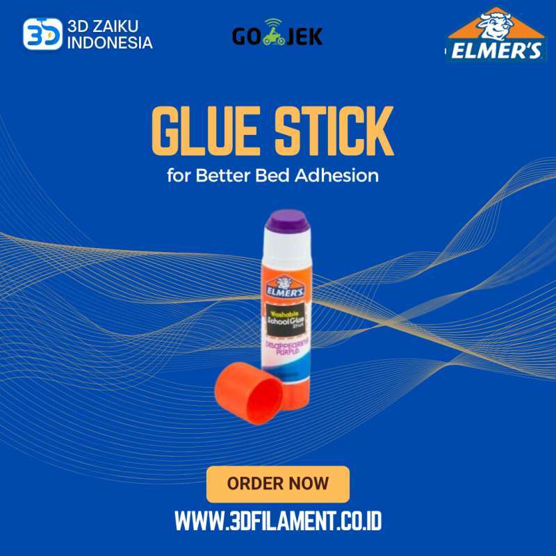 Jual Original Elmers Dissapearing Puprle Glue Stick for Better Bed