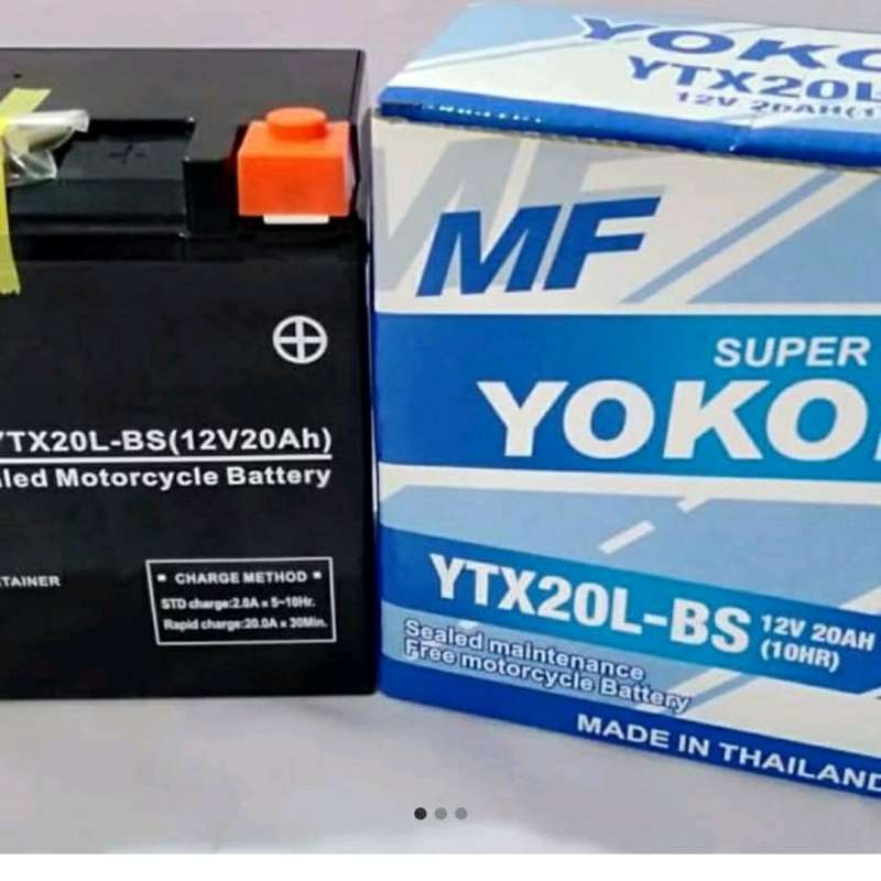 Jual aki ytx20l motor harleydavidson yokoba made in thailand di Seller