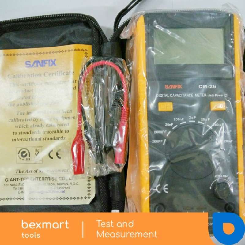 Jual Alat Ukur Capasitance meter SANFIX CM26 Capacitance Meter di Seller Bexmart Glodok, Kota