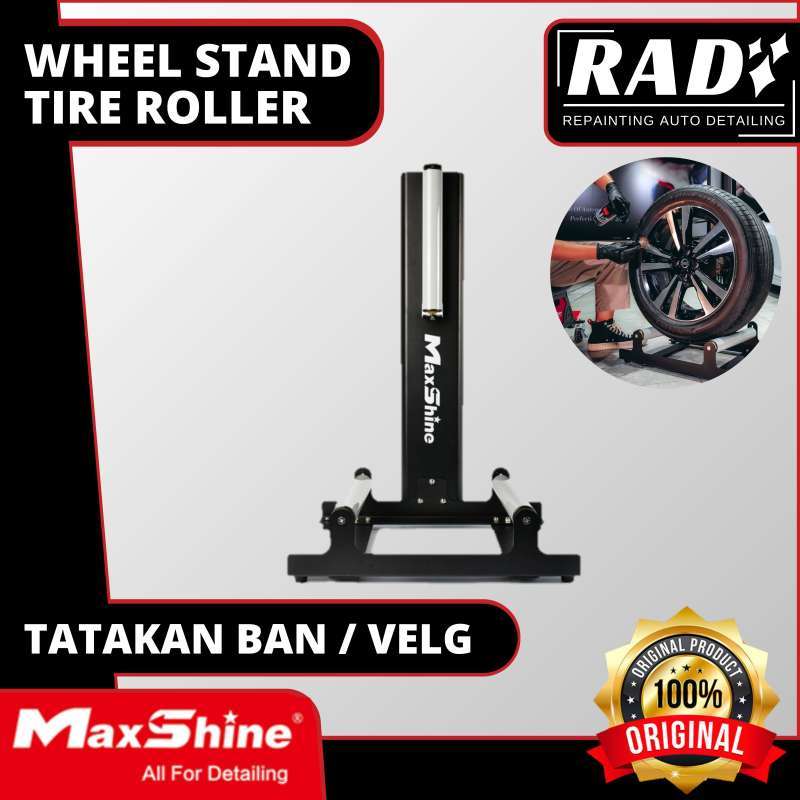 Promo MaxShine Wheel Stand Tire Roller Tatakan Ban Atau Velg Diskon 9