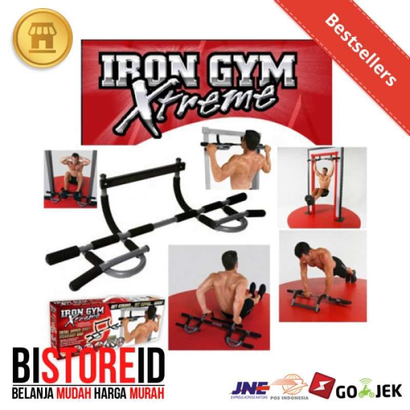 Promo IRON GYM EXTREME / CHIN UP BAR / PULL UP BAR / MULTIGRIP DOOR GYM