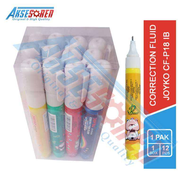 Jual Correction Fluid Joyko CFP18 IB [1 Pack] / Tip X Cair / Tipe X