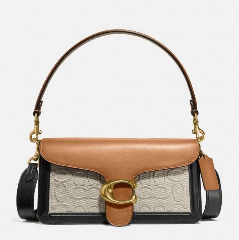 Jual Coach Tabby Shoulder Bag 26 In Blocked Signature Canvas di Seller