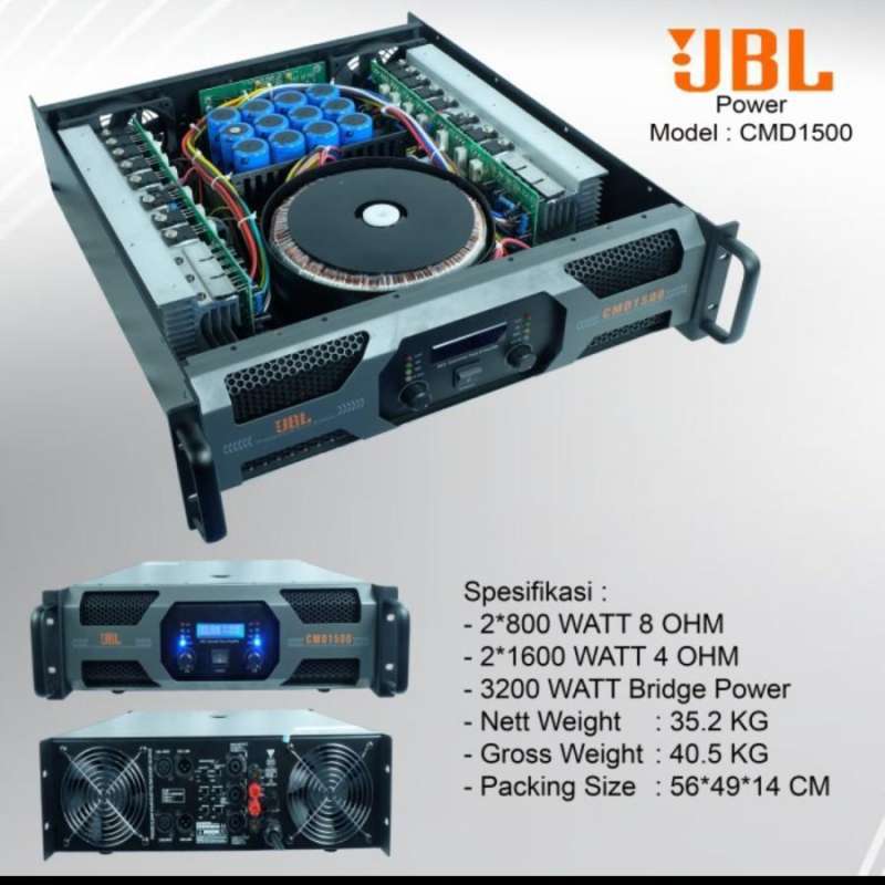 Jual power Amplifier jbl cmd 1500 cmd1500 original di Seller Alat_music