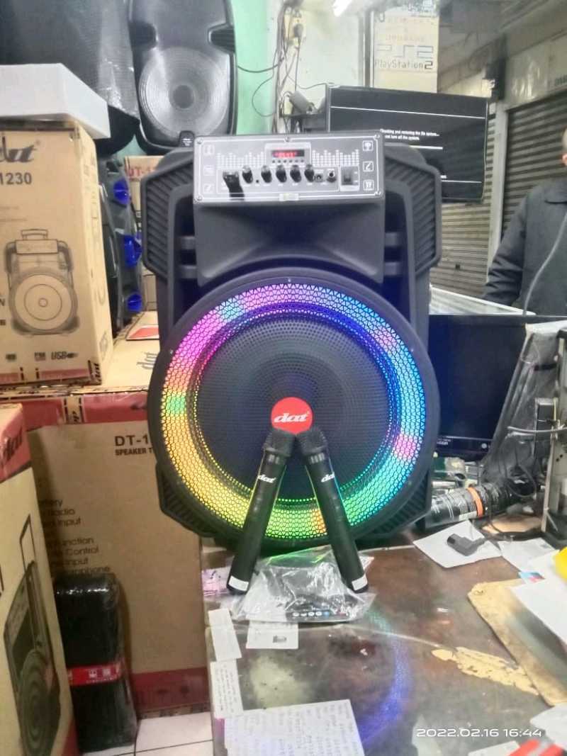 Promo Speaker karaoke LED dat 1230 Original Resmi Diskon 27 di Seller