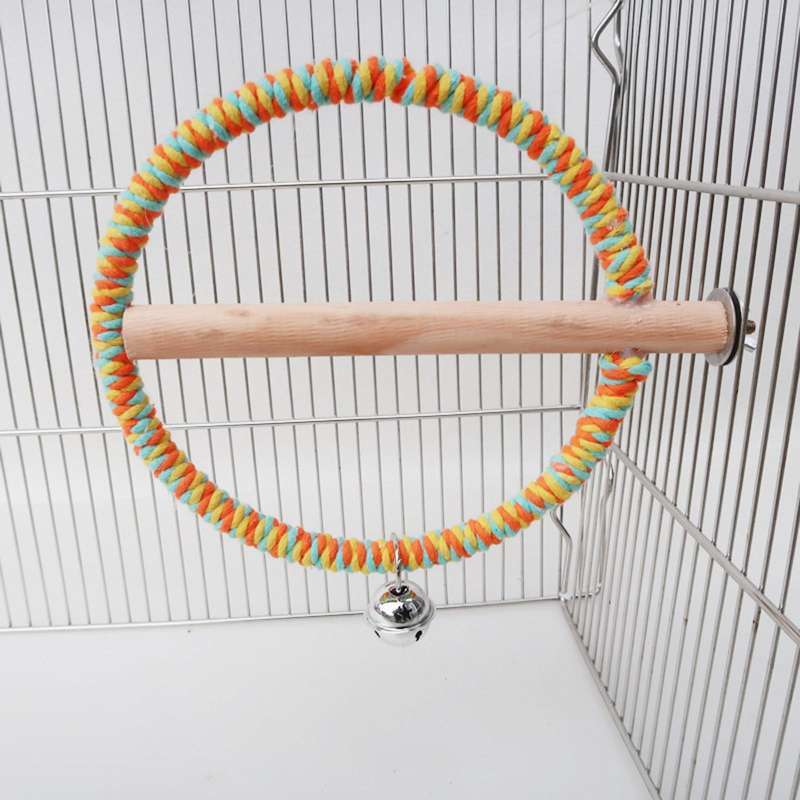 Promo Playground Natural Wooden Parrot Swing Stand Macaw Chicken Cage ... - Parrot Macaw Bird Cage With Swing And Wheel