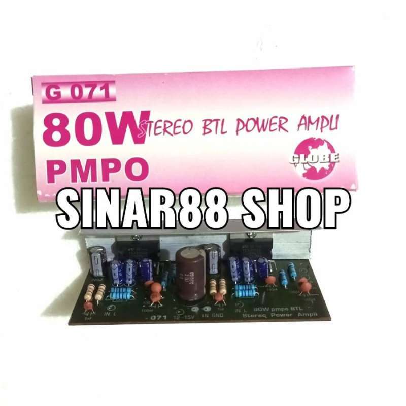 Jual KIT POWER AMPLIFIER STEREO TDA 2005 TDA 2005 12V BTL 80W 80 W PMPO