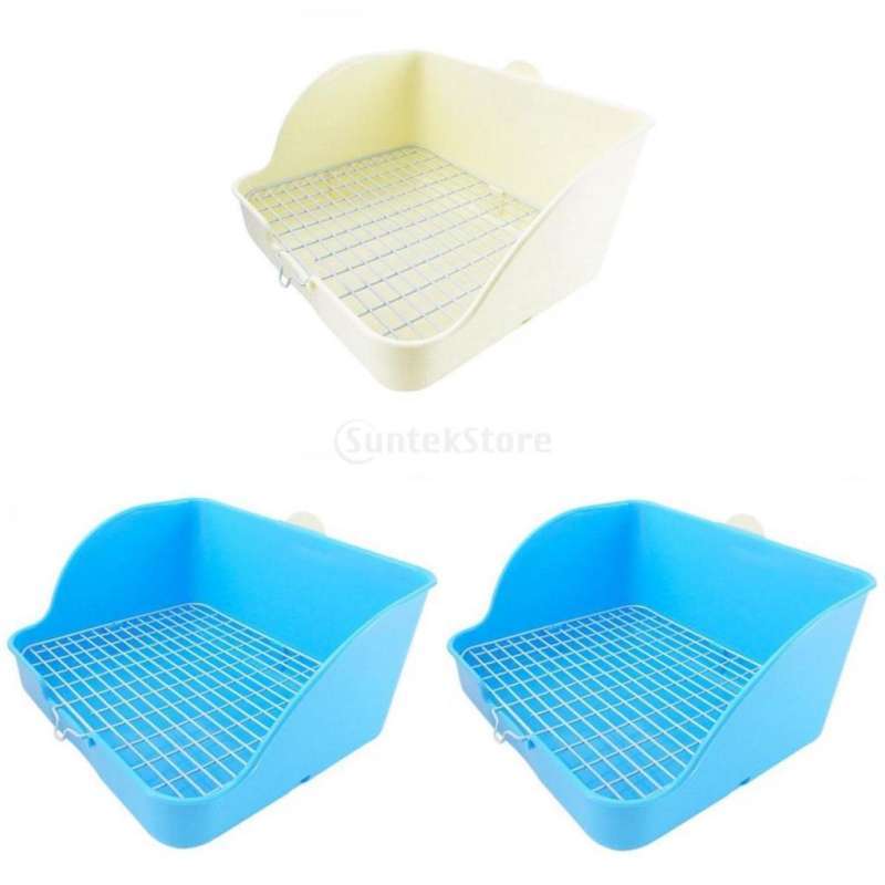 Jual 3 x Rabbit Litter Box Hamster Guinea Pig Pet Toilet Small Animal