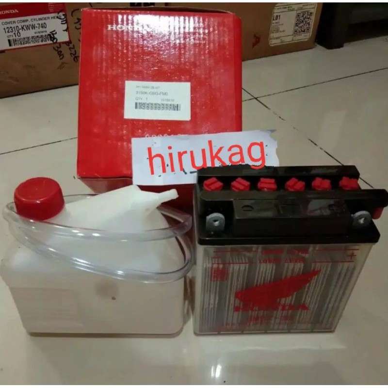 Jual 3150K-GBG-FM0 Aki Accu Basah GM5Z Grand Supra X 100 Megapro Hiu