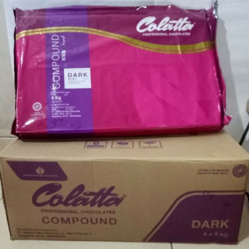 Promo Colatta dark 5kg x 1 blok coklat batangan khusus ojol Diskon 10% ...