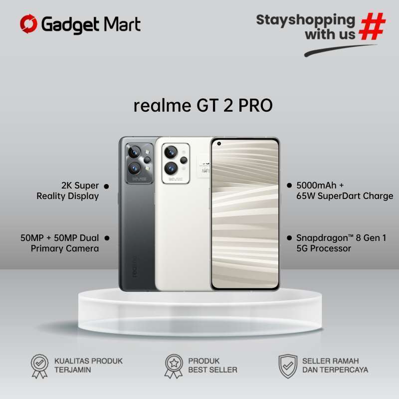 Jual Realme GT 2 PRO 12/256GB - Steel Black di Seller Andiphonecell ...