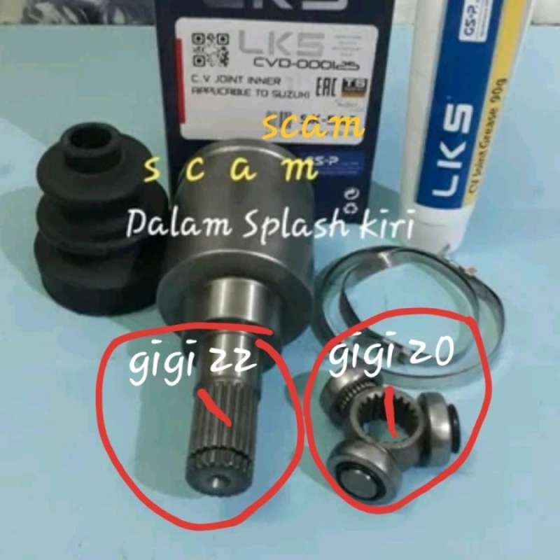 Promo JUAL Cv Joint Dalam As Roda Depan Dalam As Kopel Suzuki Splash Kiri BERKUALITAS Diskon 3
