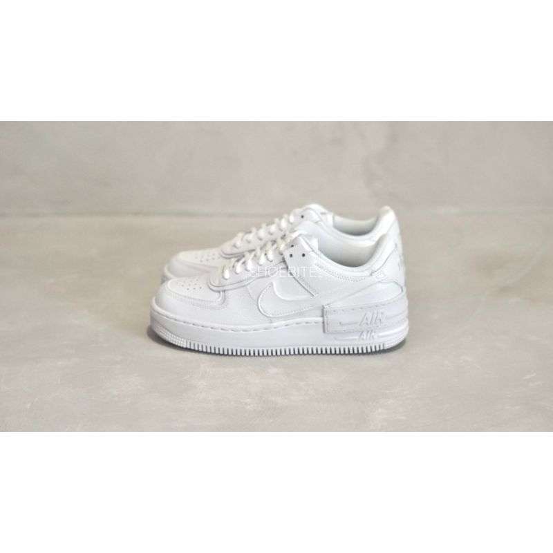 nike air force 1 low shadow triple white