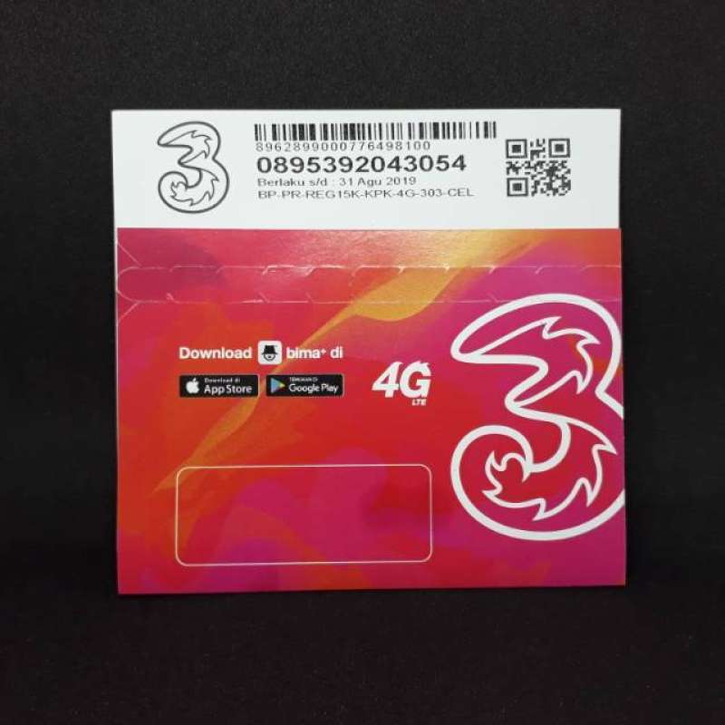 Jual KARTU PERDANA TRI JANET OTP di Seller CitraCollection - Kota