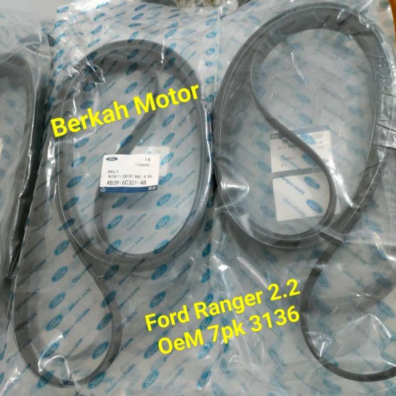 Jual JUAL fan belt ford ranger 2.2 t6 tali kipas ford ranger 2.2 t6 BERKUALITAS di Seller