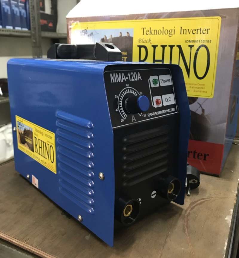 Promo Mesin Trafo Las Rhino Mma-120 / Mesin Las Inverter Rhino 120A di