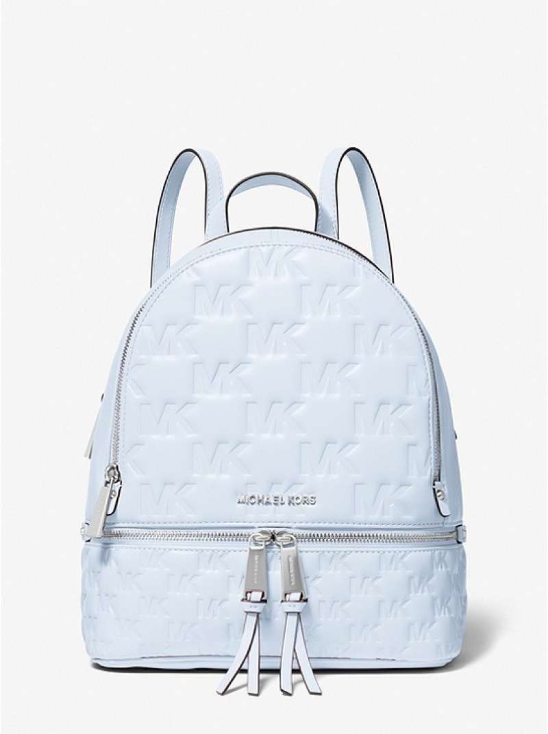 Jual MICHAEL KORS ORIGINAL Rhea Logo Embossed Faux Leather Backpack di Seller snomil.id Mekar