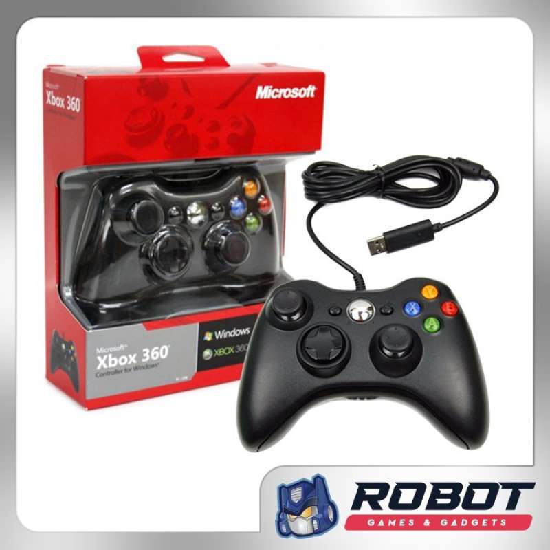 Jual Stick Stik XBOX 360 PC Windows Kabel Cabel Cable Wired Controller