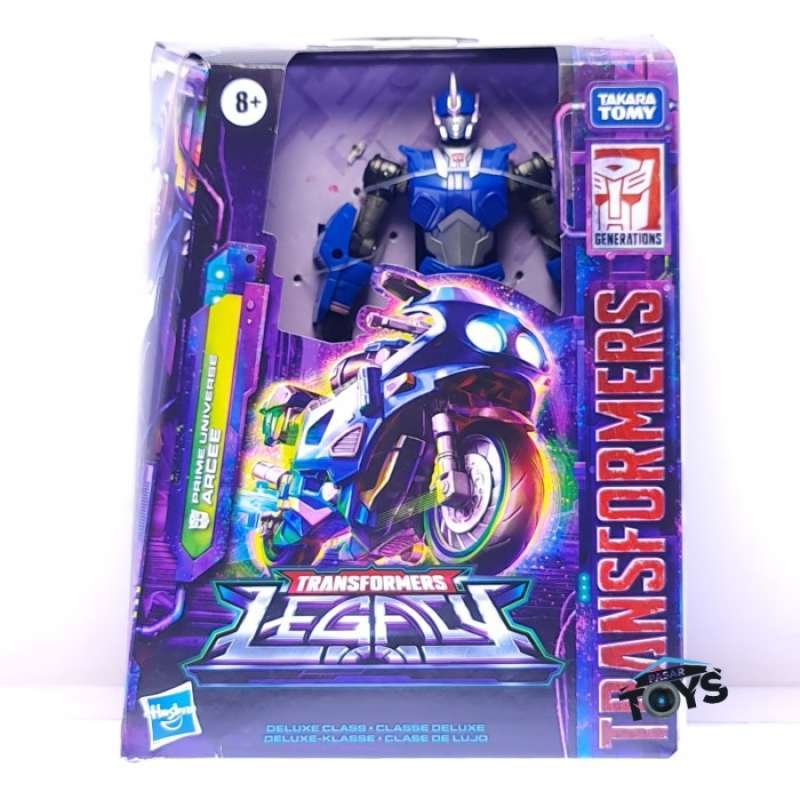 Transformers Generations Legacy Deluxe Class Prime Universe Arcee Action Figure