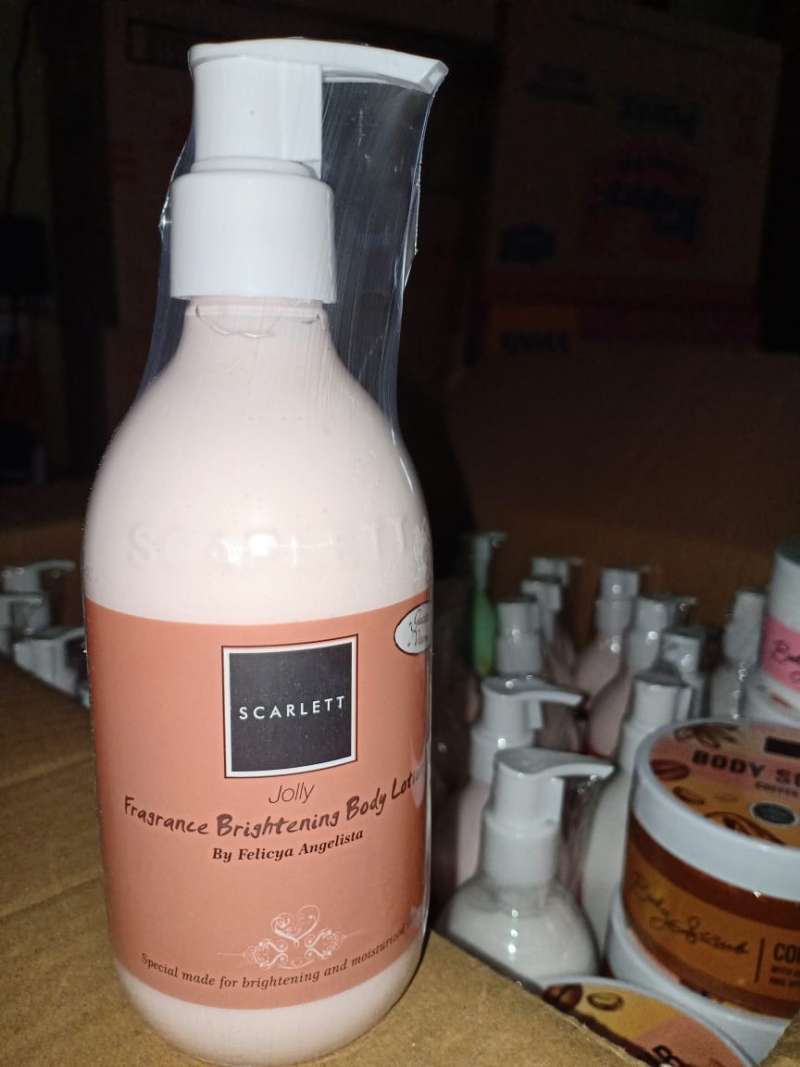 Promo SCARLETT SCARLETT JOLLY FRAGRANCE BODY LOTION WHITENING ORIGINAL HAND BODY Diskon 5 di